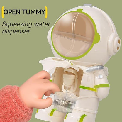 Wukusy astronaut shape water dispenser cup for kitchen, featuring a playful astronaut design and a spout for easy drinking.