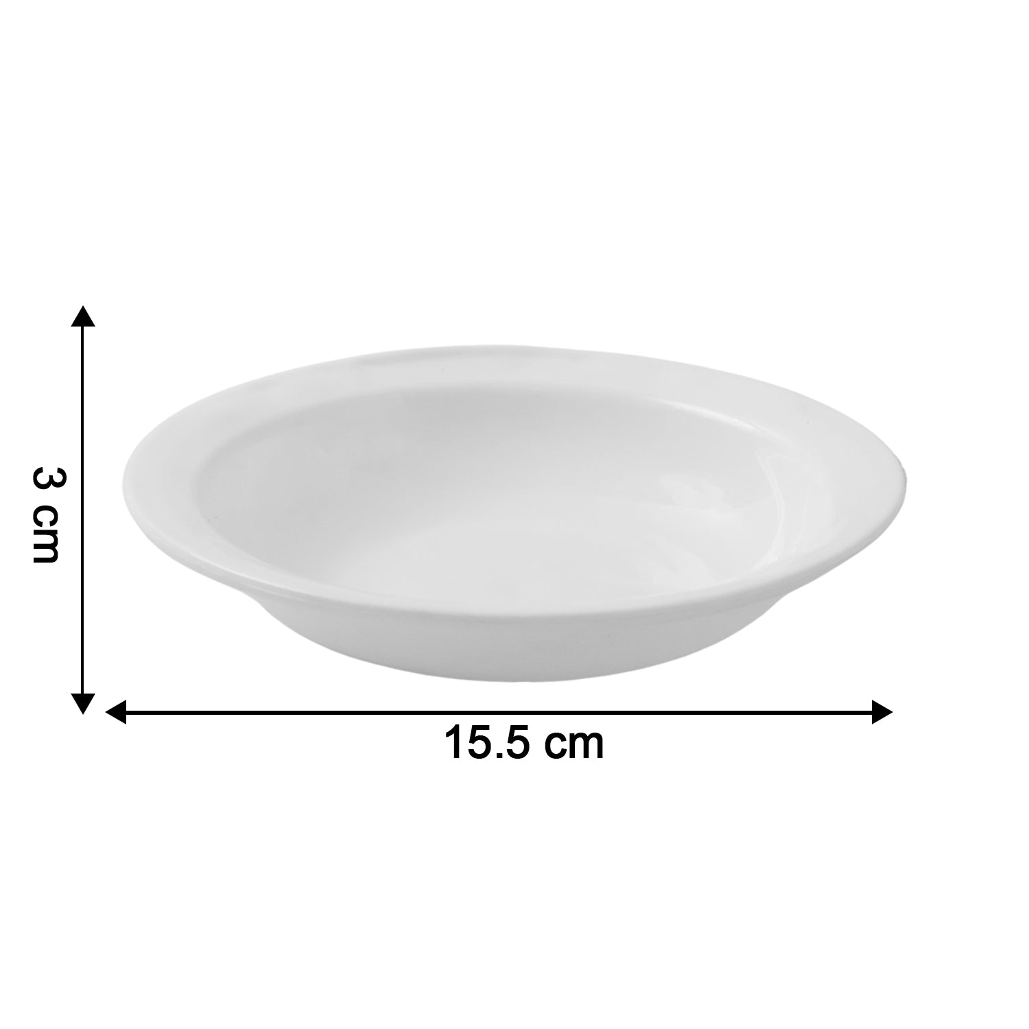 Wukusy premium deep round curry bowl, ceramic kitchenware with a deep design, perfect for serving curry or soups.
