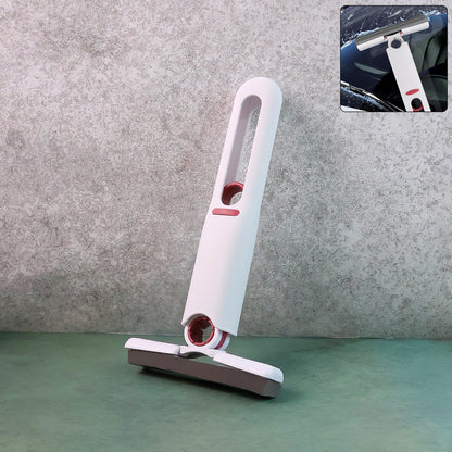 Wukusy premium 2-in-1 car windshield wiper blade installed on vehicle for clear visibility during rain.