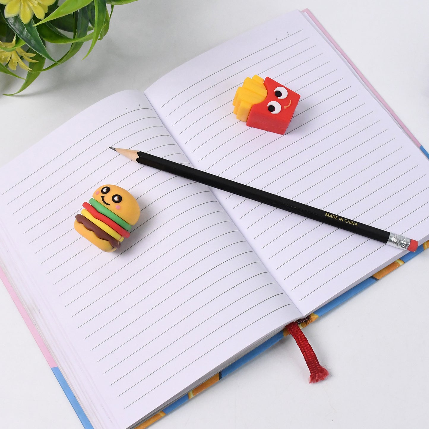 Wukusy cartoon-shaped sharpener for office use, featuring a colorful mix design and playful character shape, ideal for pencils.