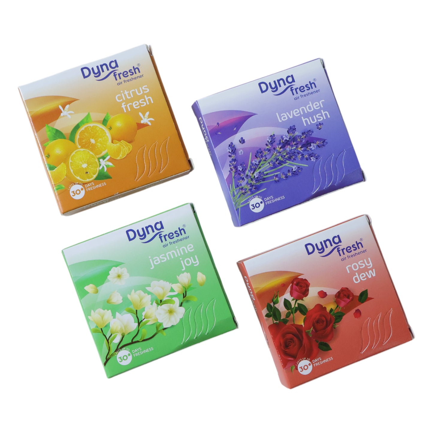 Wukusy Mix Fragrance Air Freshener Combo with 4 packets, including 200g and 50g sizes, displaying colorful packaging.