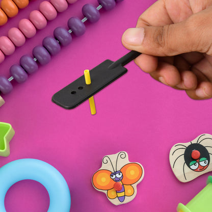 Wukusy Magic Bat Toy for kids, featuring a fun trick bat with a stick, designed for playful magic tricks and entertainment.