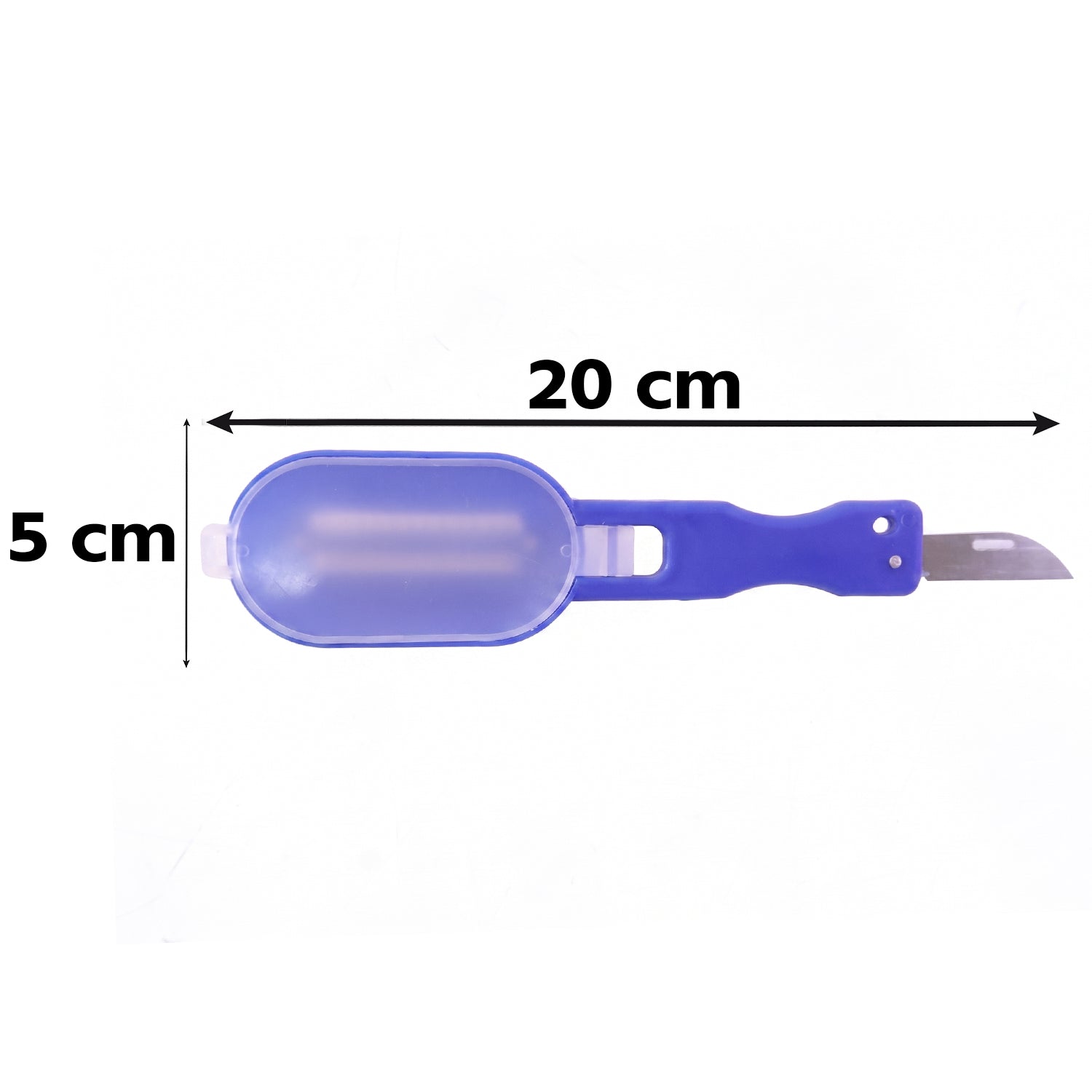 Wukusy fish scaler scraper with lid, skin remover, and scale remover tool for kitchen, showing the textured stainless steel surface.