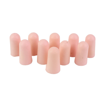 Wukusy foam ear plugs with portable storage box, five pairs for noise reduction and hearing protection, shown in the image