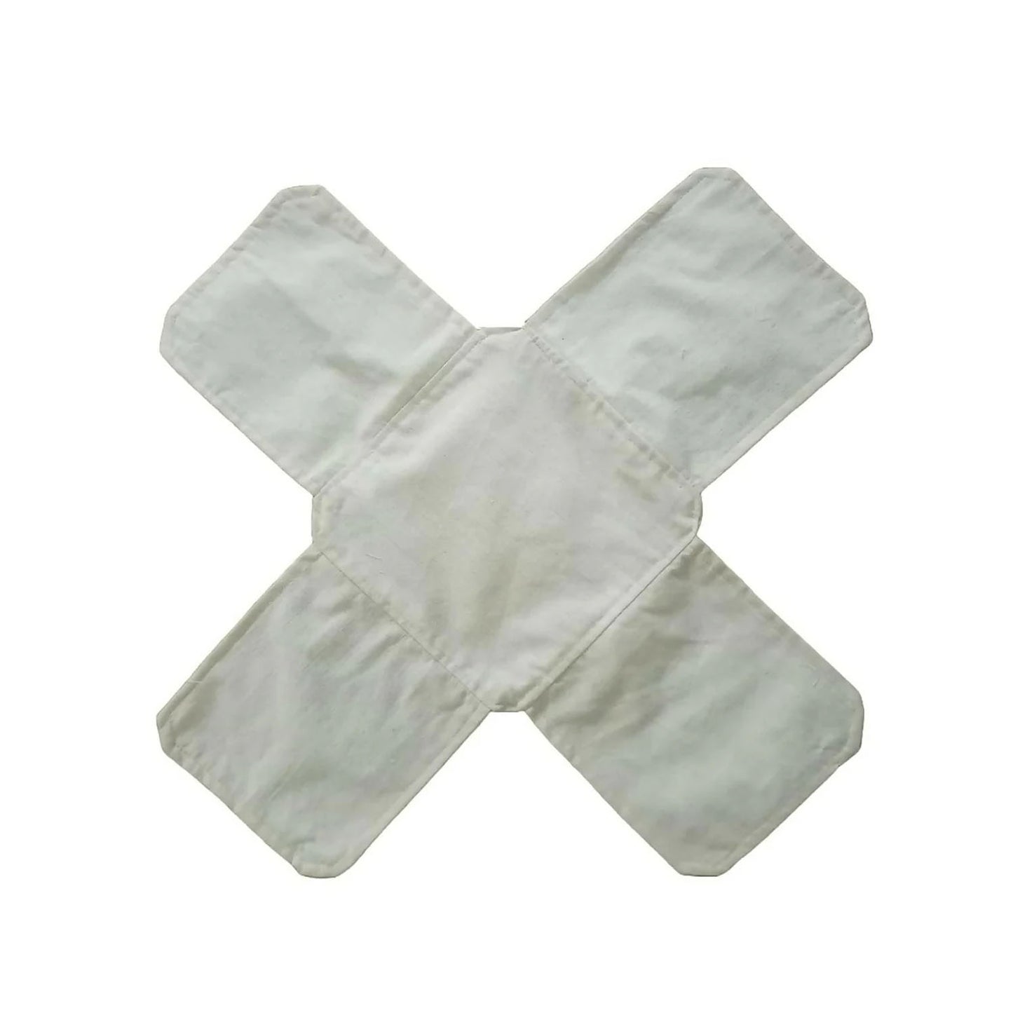 Wukusy round cotton roti cloth covers, 51x51 cm, pack of 2, used for covering and storing roti and bread.