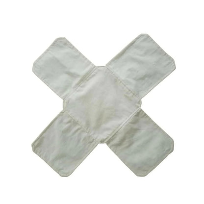 Wukusy round cotton roti cloth covers, 51x51 cm, pack of 2, used for covering and storing roti and bread.