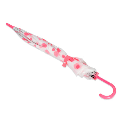 Multicolor dot-printed Wukusy umbrella for men and women, lightweight and stylish, perfect for rain protection.