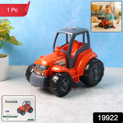 Wukusy Funwoods Kids friction-powered tractor toy with colorful details, designed for children to play and develop motor skills.