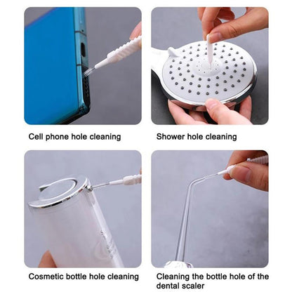 Wukusy 10pcs shower nozzle cleaning brushes for shower heads, reusable multifunctional small brushes for anti-clogging cleaning.