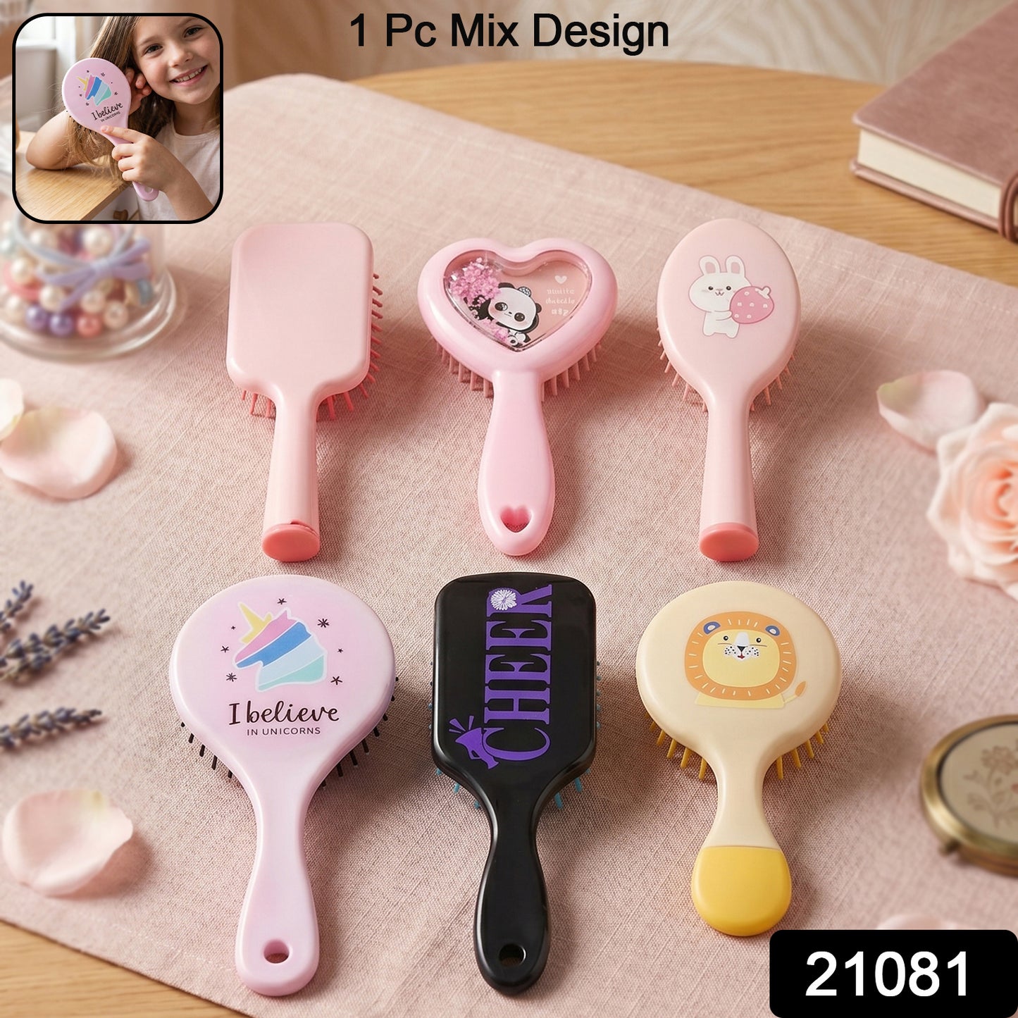 Wukusy premium grooming and styling hair comb with mixed design, featuring fine and wide teeth for versatile hair styling.