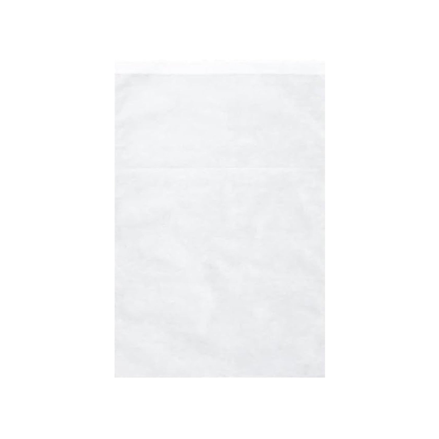 Wukusy non-woven drawstring shoe storage bag in white, 48x31 cm, ideal for organizing footwear at home.