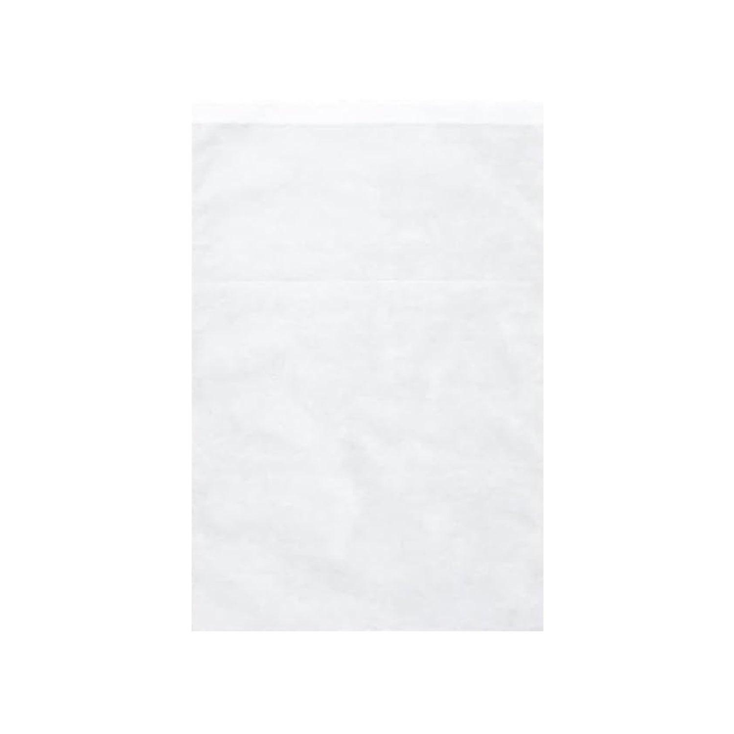 Wukusy non-woven drawstring shoe storage bag in white, 48x31 cm, ideal for organizing footwear at home.