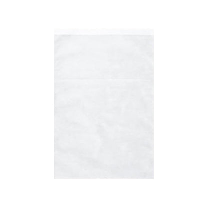 Wukusy non-woven drawstring shoe storage bag in white, 48x31 cm, ideal for organizing footwear at home.