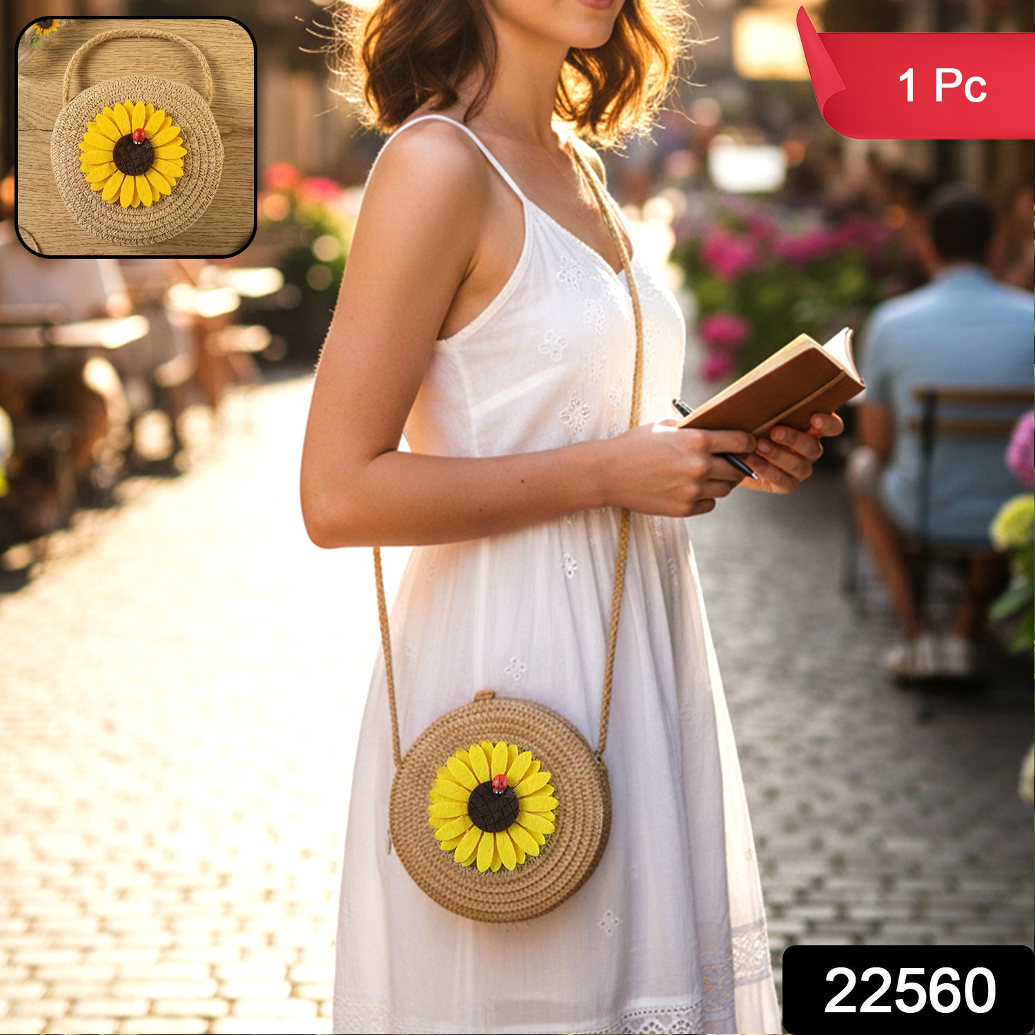 Wukusy cute mini round women’s crossbody purse in black with adjustable strap and compact design, perfect for everyday use.
