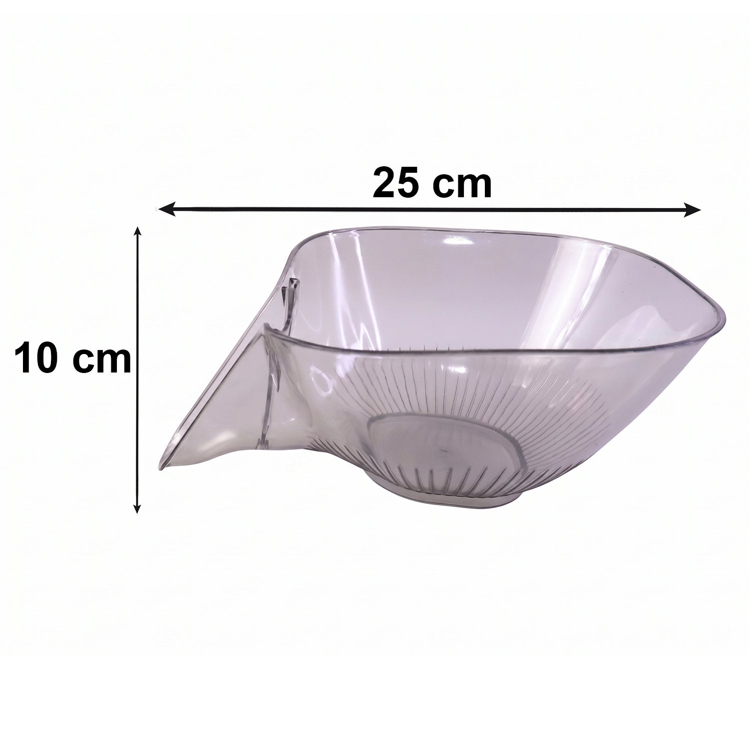 Wukusy fruit and vegetable washing strainer basket with funnel for kitchen sink drain, made of durable mesh and plastic.