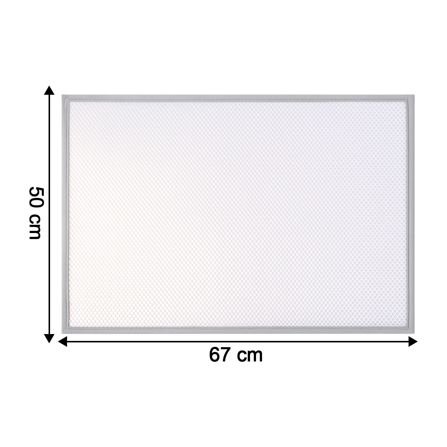 Large Wukusy ironing press net, mesh protector cloth for ironing, 67x50 cm, helps prevent fabric damage during pressing.
