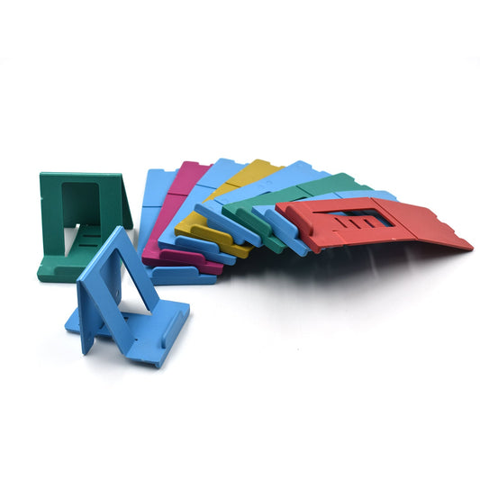 Wukusy 10-piece adjustable mobile stand for household and office use, supporting smartphones with flexible, stable design.