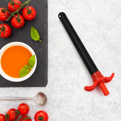 Wukusy stainless steel gas lighter for kitchen stove, long-lasting and unbreakable, with a slim design for easy ignition.