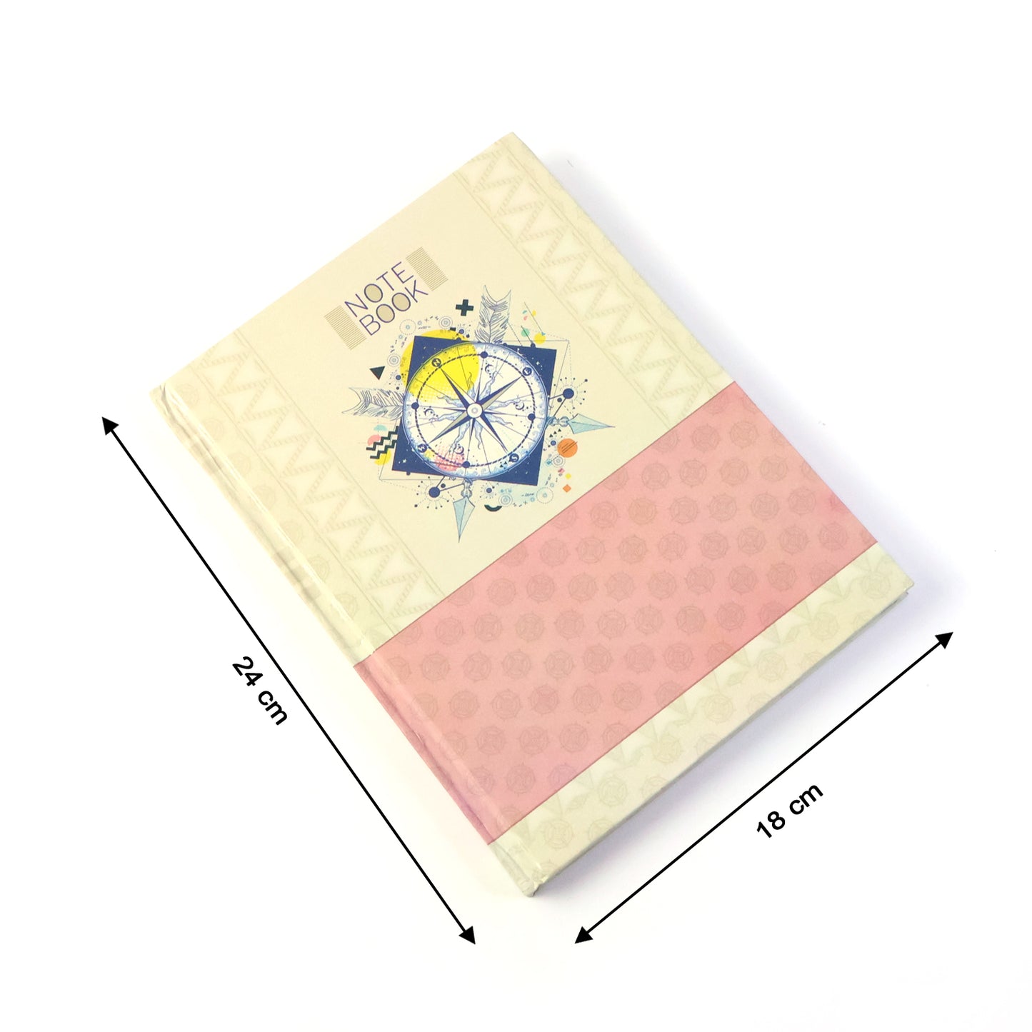 Wukusy hardbound diary notebook with 100 pages, 240x180mm, featuring a durable cover and lined pages for writing and note-taking.