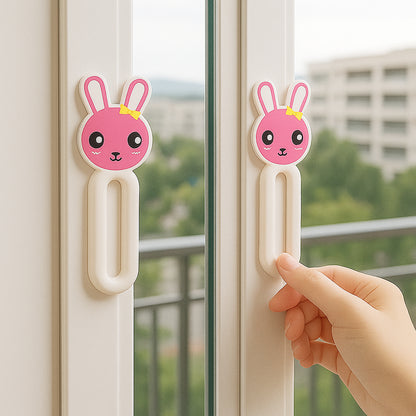 Set of four Wukusy self-stick push pull helpers for home and kitchen, designed to assist with opening and closing doors or drawers.