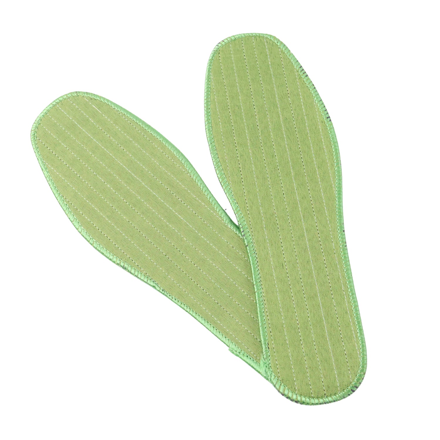 Pair of Wukusy premium comfort shoe insoles in size 43 with colorful mixed design for daily foot support.