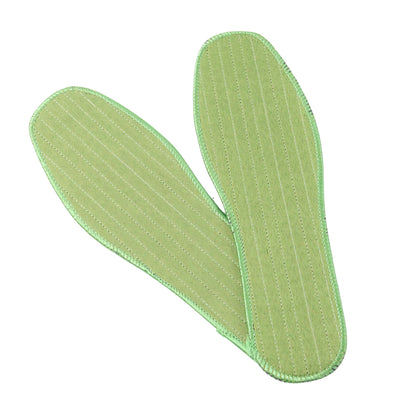 Pair of Wukusy premium comfort shoe insoles in size 43 with colorful mixed design for daily foot support.