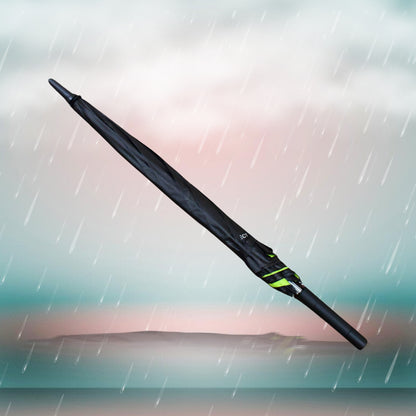 Wukusy sun umbrella with built-in fan and power bank, designed for summer outdoor shade and cooling comfort.