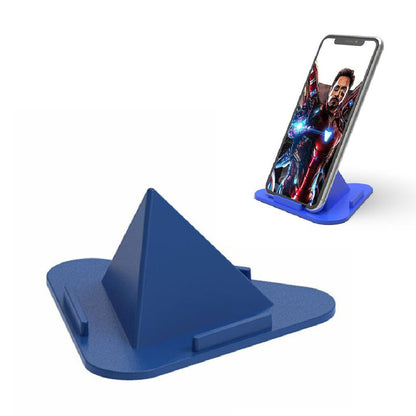 Wukusy 4640 universal portable three-sided pyramid-shaped mobile holder stand for smartphones and devices.