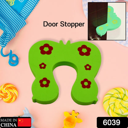 Wukusy 6039 child safety door stopper featuring a cute animal design for baby protection and home security.