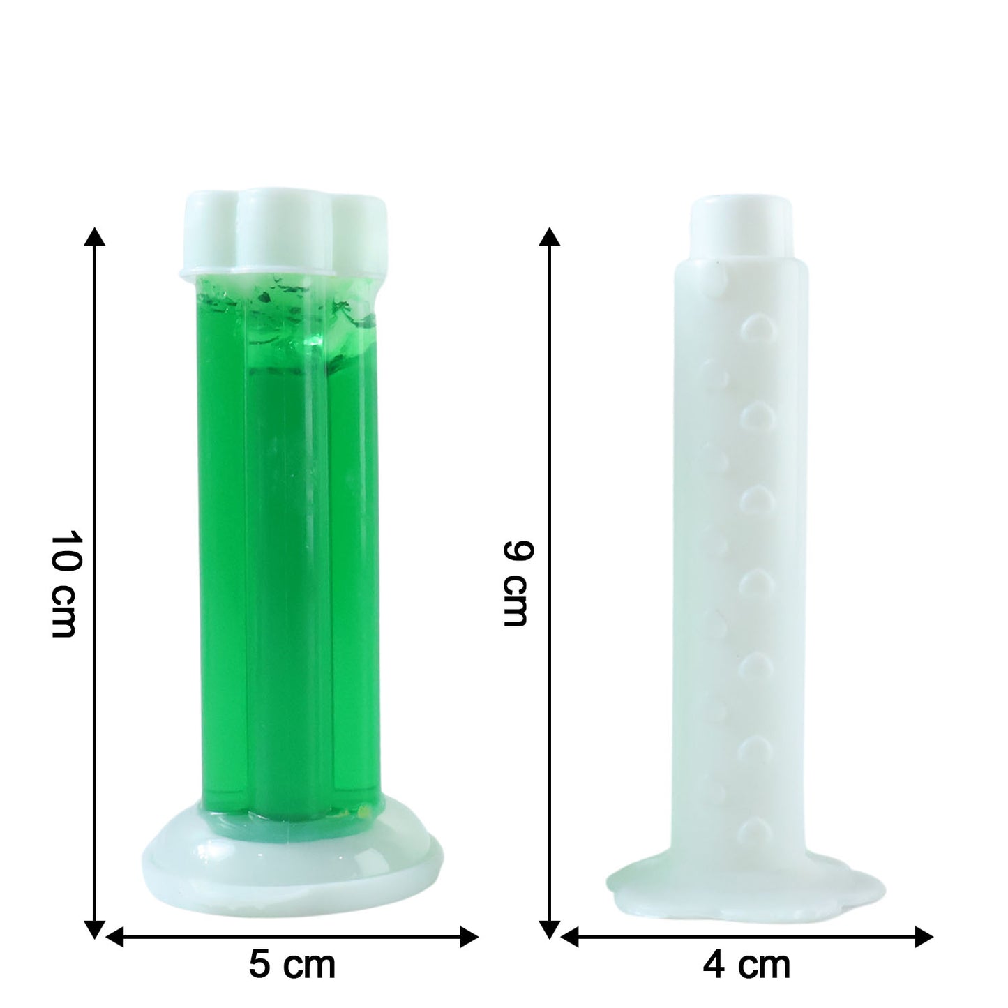 Wukusy automatic toilet cleaning gel dispenser mounted next to toilet bowl, designed for easy and hygienic cleaning.