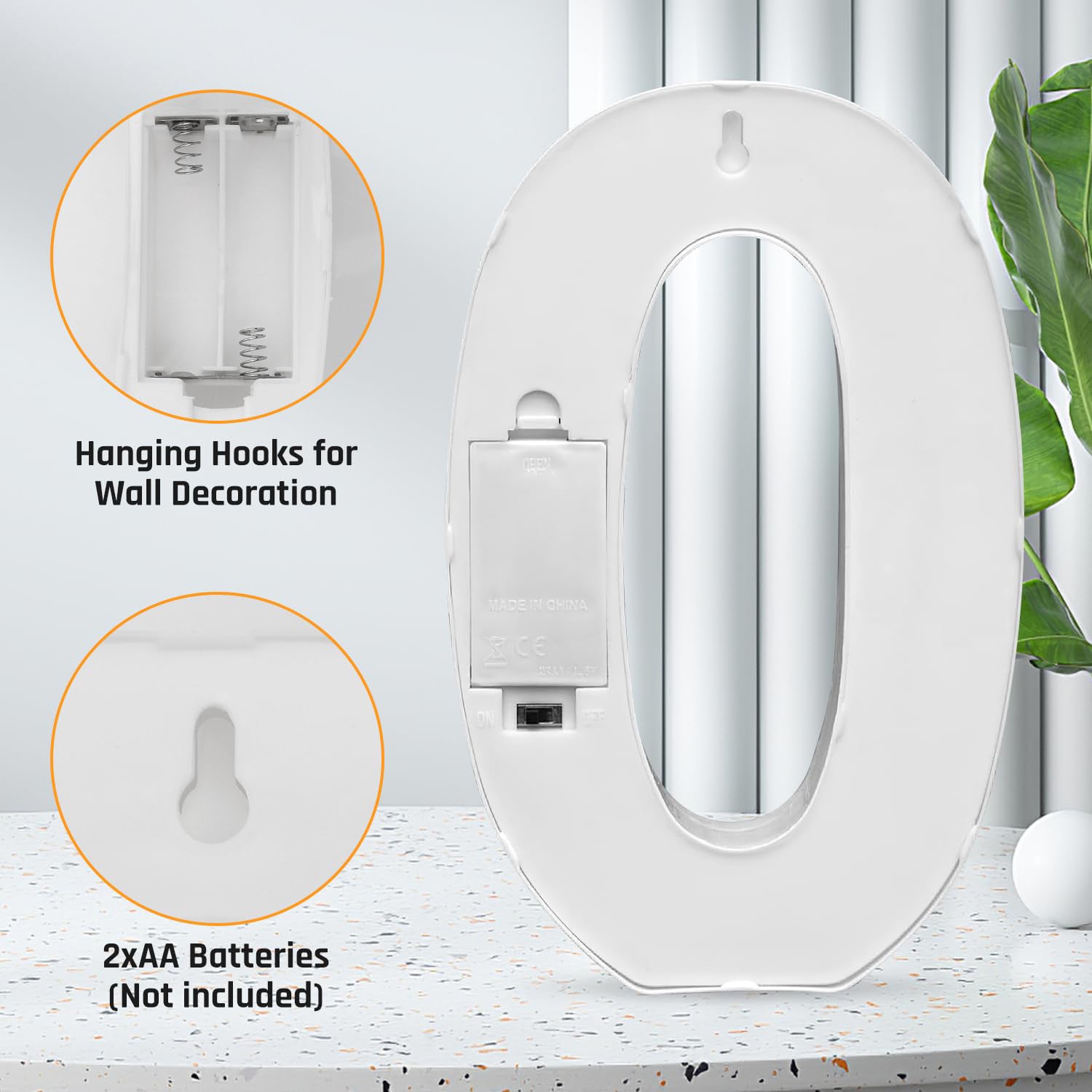 Wukusy Mix Design LED decorative night light for home decor, featuring colorful, artistic light display in a sleek design