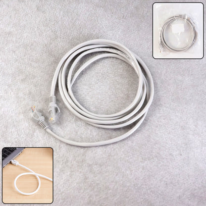 Wukusy high-speed LAN Ethernet cable, 2 meters long, suitable for office use, with connectors visible at both ends.