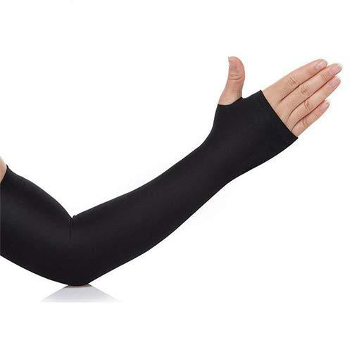 Wukusy 1358 multipurpose all-weather arm sleeves for sports and outdoor activities, showing lightweight, breathable fabric design.