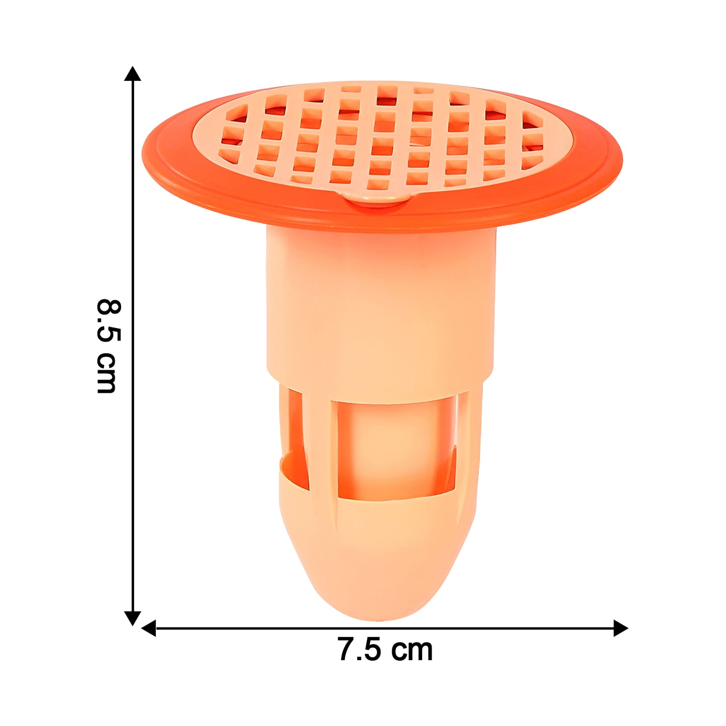 Wukusy plastic drain strainer for bathroom and kitchen sinks, designed to catch debris and prevent clogs.