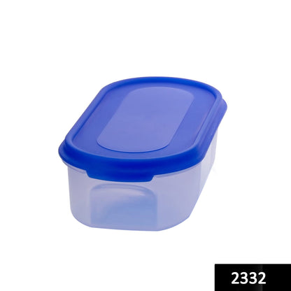 Wukusy 2332 kitchen storage container, 500ml, versatile for home and kitchen use, with a clear plastic design and secure lid.