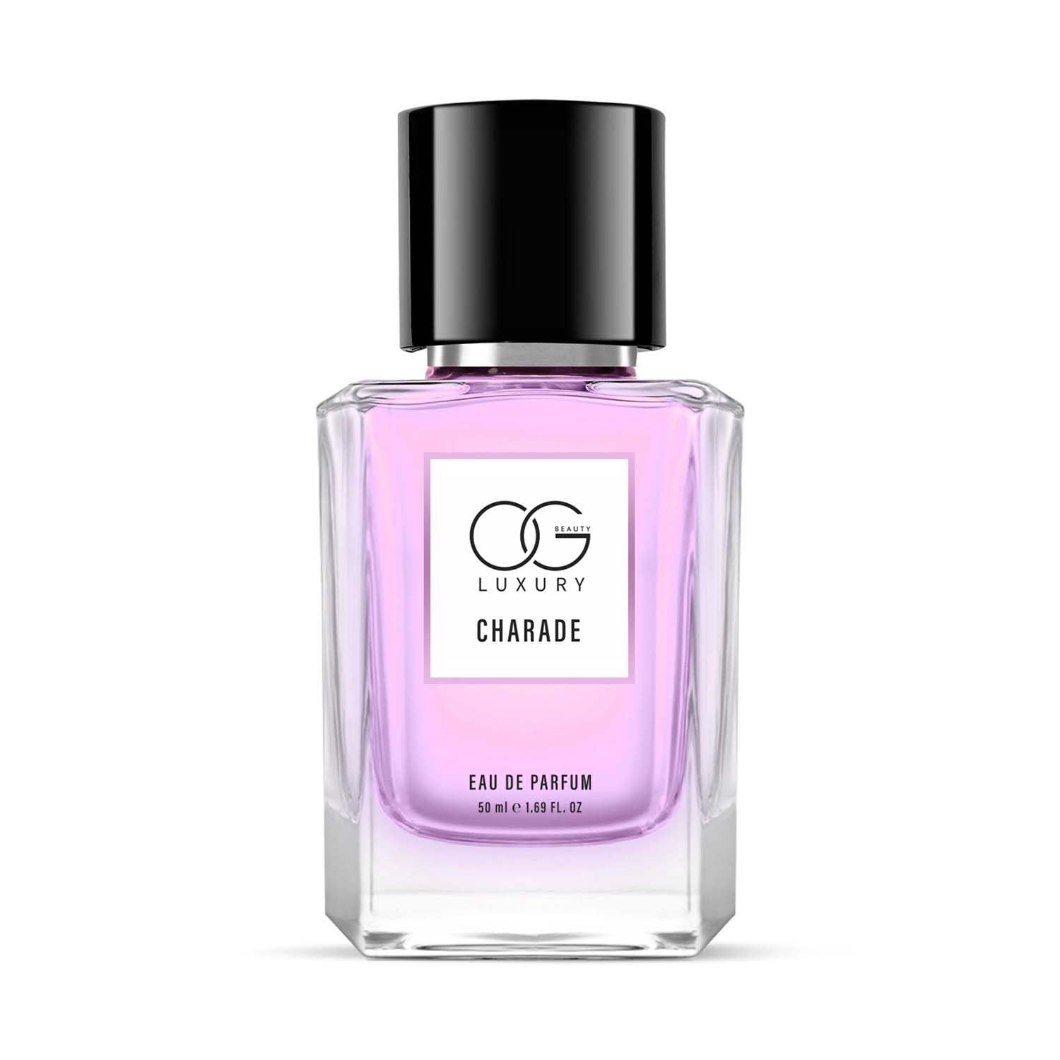 Wukusy Og Luxury Charade Eau De Parfum 50ml bottle, elegant health and beauty fragrance with a sleek design.