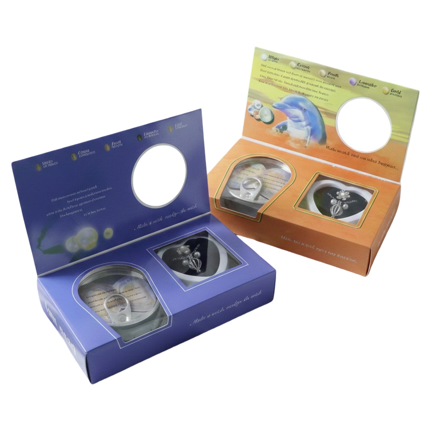 Wukusy Wish Pearl Necklace Gift Set with mixed pearl designs, featuring elegant pearl necklaces on a white background.