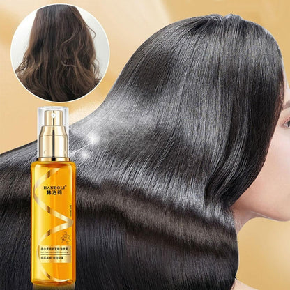 Drpshippr perfume hair care essential oil spray for repairing dry, hairy hair and nourishing roots, with a spray bottle design.