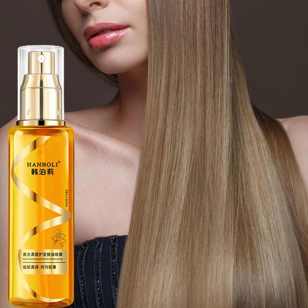 Drpshippr perfume hair care essential oil spray for repairing dry, damaged hair and nourishing roots with a lightweight, wire-free formula.