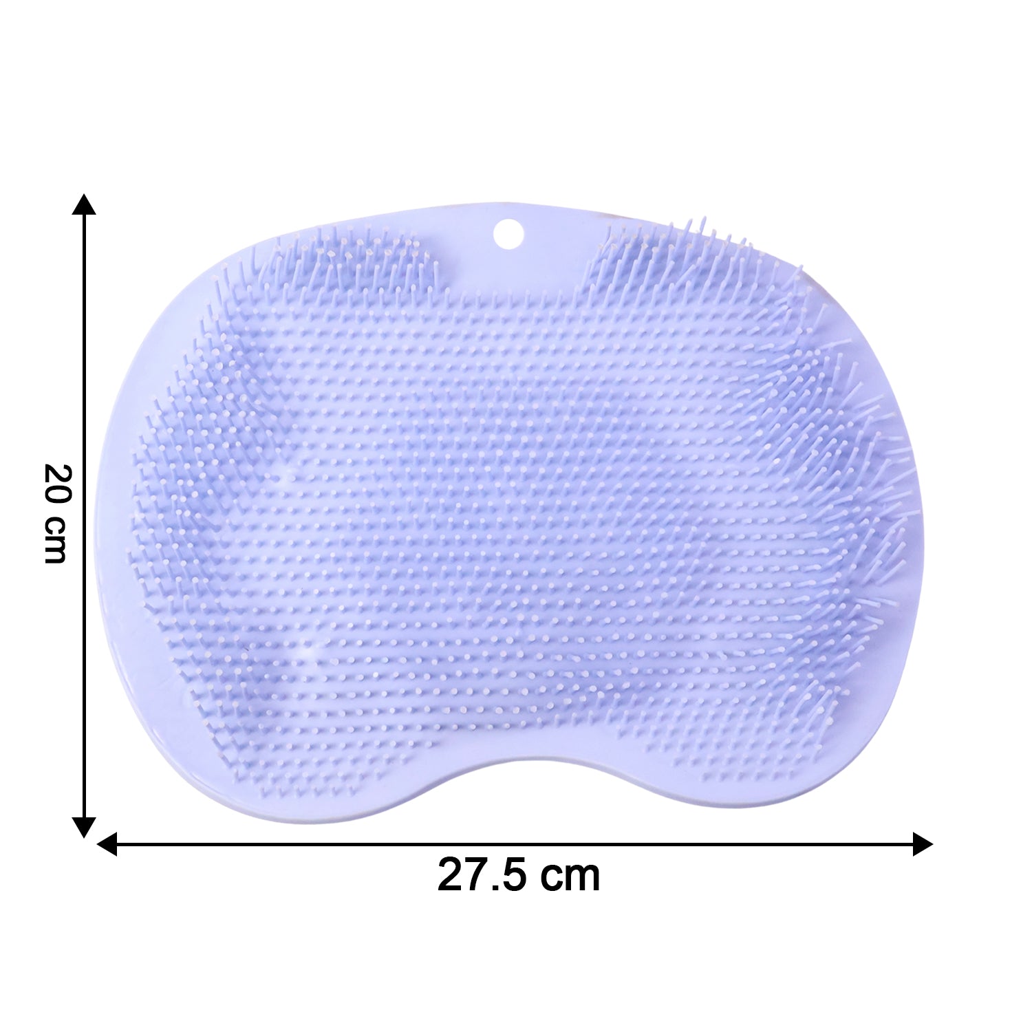 Green silicone bath massage cushion with suction cups and exfoliating foot scrubber mat by Wukusy for relaxing foot care.