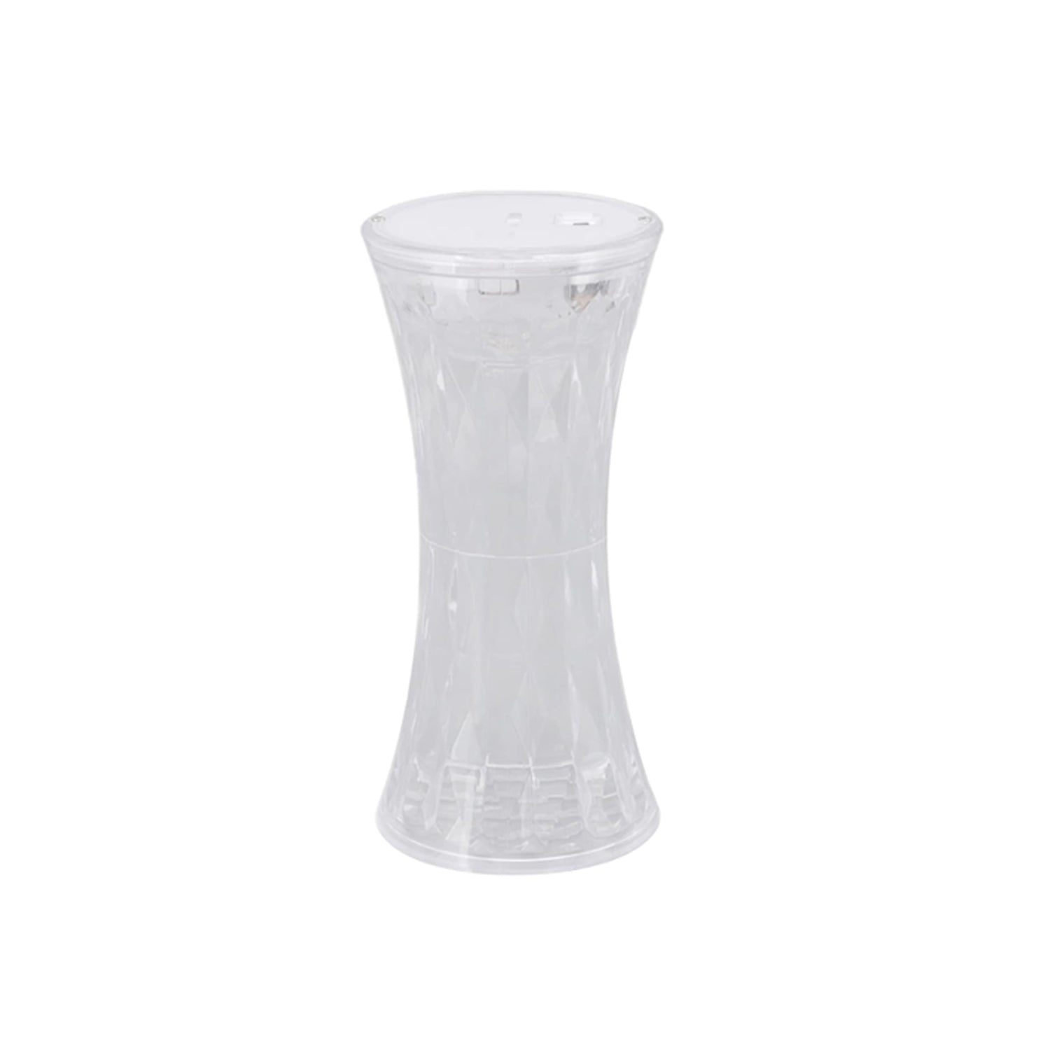 Wukusy 8440 crystal lamp night light with transparent crystal design, soft lighting ideal for nursery, bedroom, or office decor.