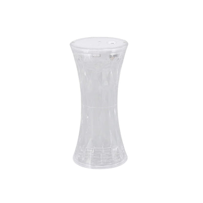 Wukusy 8440 crystal lamp night light with transparent crystal design, soft lighting ideal for nursery, bedroom, or office decor.