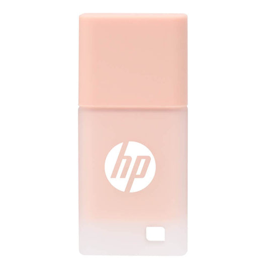 FIZZI SHOP beige HP USB 3.2 x768 64 GB pen drive, compact portable storage device with a sleek design.