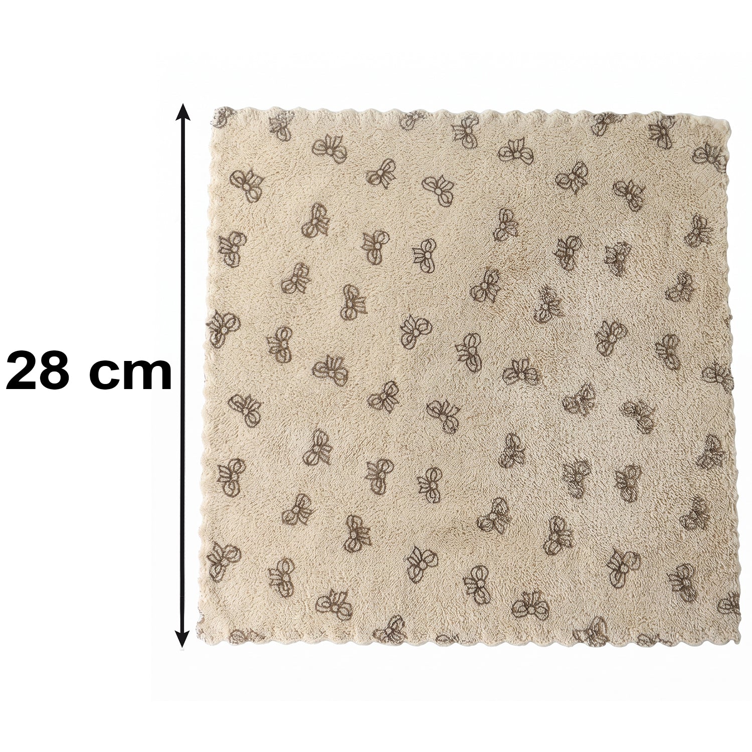 Microfiber Soft Cleaning Towel Absorbent Kitchen Wipe Cloth 28x28 Cm (1 Pc)