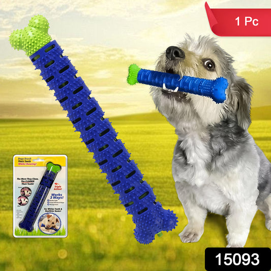 Wukusy dog toothbrush stick for puppies, featuring a dental cleaning toy with textured surface for teeth brushing and oral health.