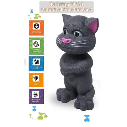 Wukusy Talking Mimicry Touching Tom Cat interactive toy with voice for kids, suitable for play and home decor.