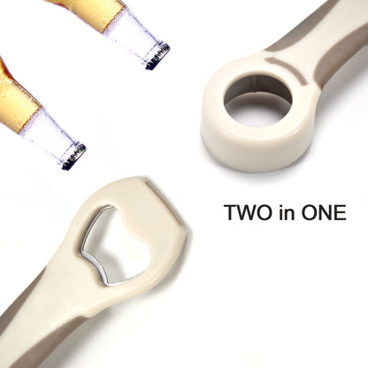 Wukusy 15cm stainless steel bottle opener with a sleek design, ideal for opening bottles easily.