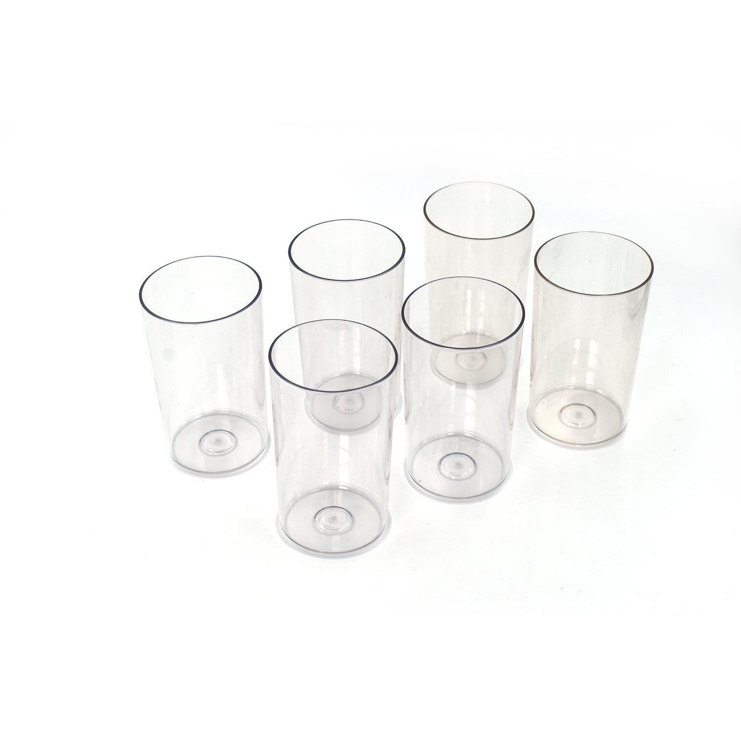 Set of six Wukusy Ganesh classic glassware, 350ml each, for home and kitchen use, featuring intricate Ganesh designs.