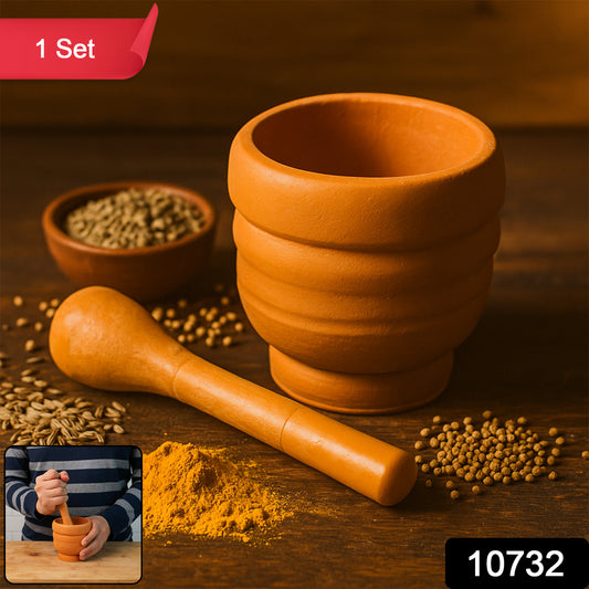 Wukusy unbreakable plastic mortar and pestle set for home kitchen grinding and crushing herbs and spices.