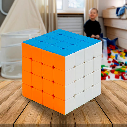 Wukusy 1975 Small Puzzles Cubes, 444 high-speed stickerless magic cube, colorful toy for kids and professionals, puzzle game.